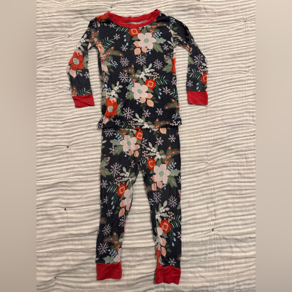 Little Sleepies Winter Berry 2 piece Set, Size 18-24month